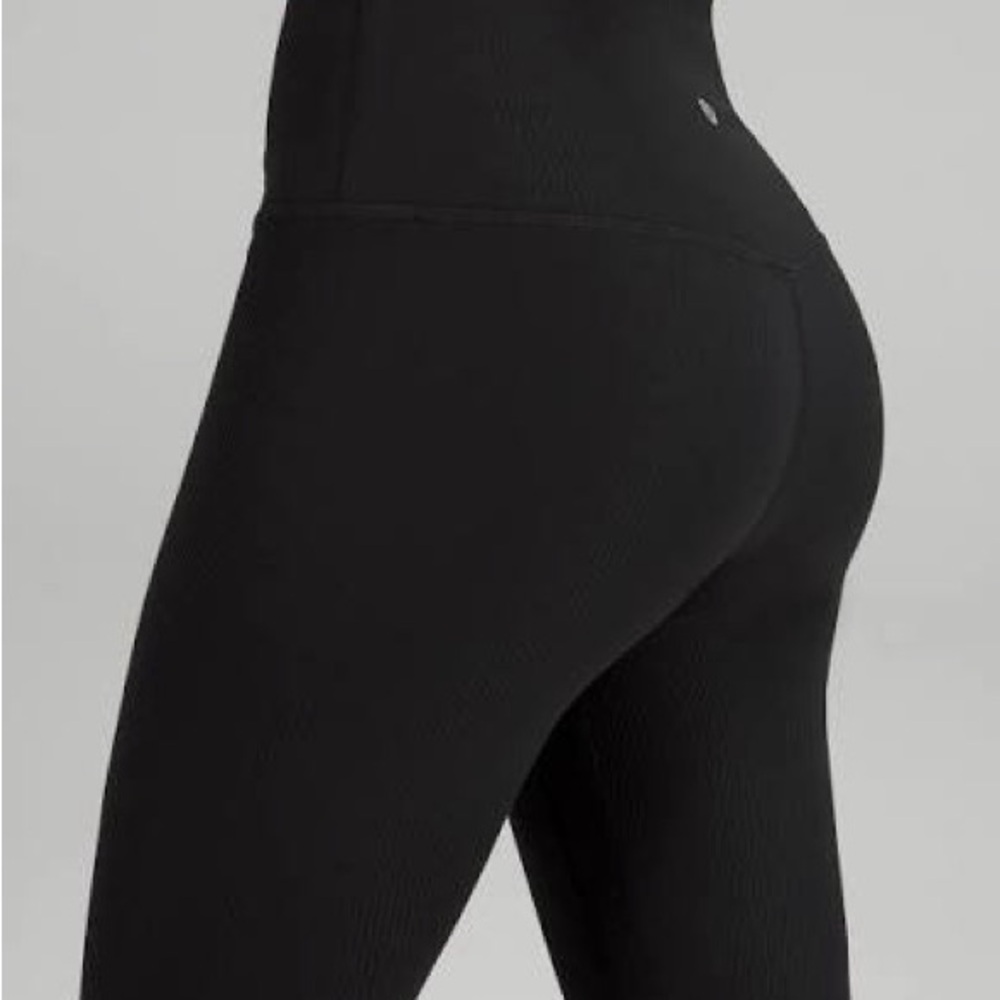 Lululemon Align ribbed Black High-rise Women's Leggings 25”